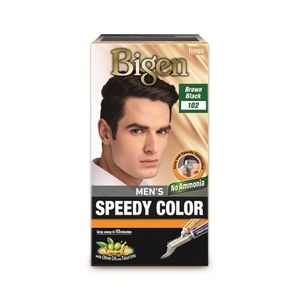 Bigen Men's Speedy Color Brown Black 102 80gm